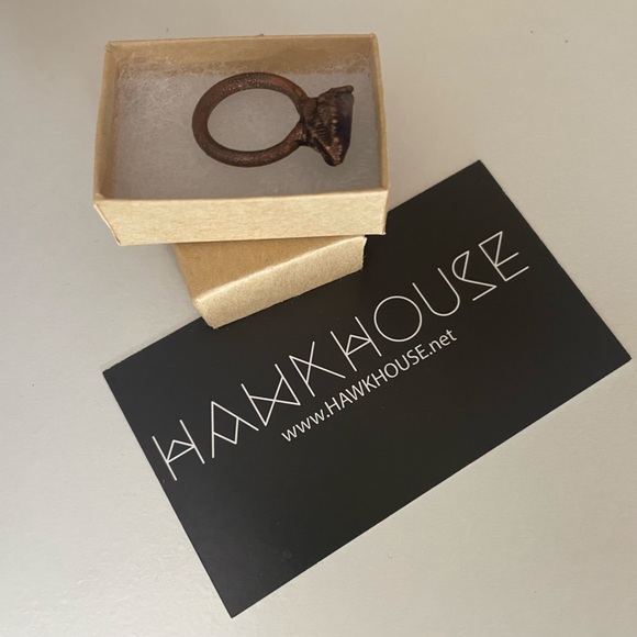 NIB Amethyst raw cut stacking ring by Hawkhouse. Size 4.5 - Picture 6 of 7